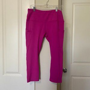 N.Y.L. Pink Capri Leggings